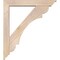 Ekena Millwork Olympic Traditional Smooth Bracket w/ Offset Brace, Douglas Fir, 5 1/2"W x 32"D x 36"H BKT0604X32X36OLY01SDF - alternate 2